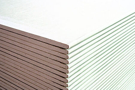 Drywall Installation Services - Photo with a stack of drywall sheets.